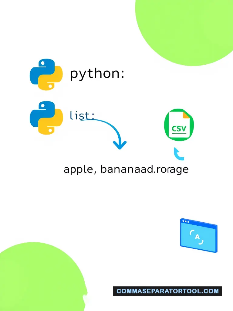 How to Convert Python List to Comma Separated String Online 6 convert python list to comma separated string