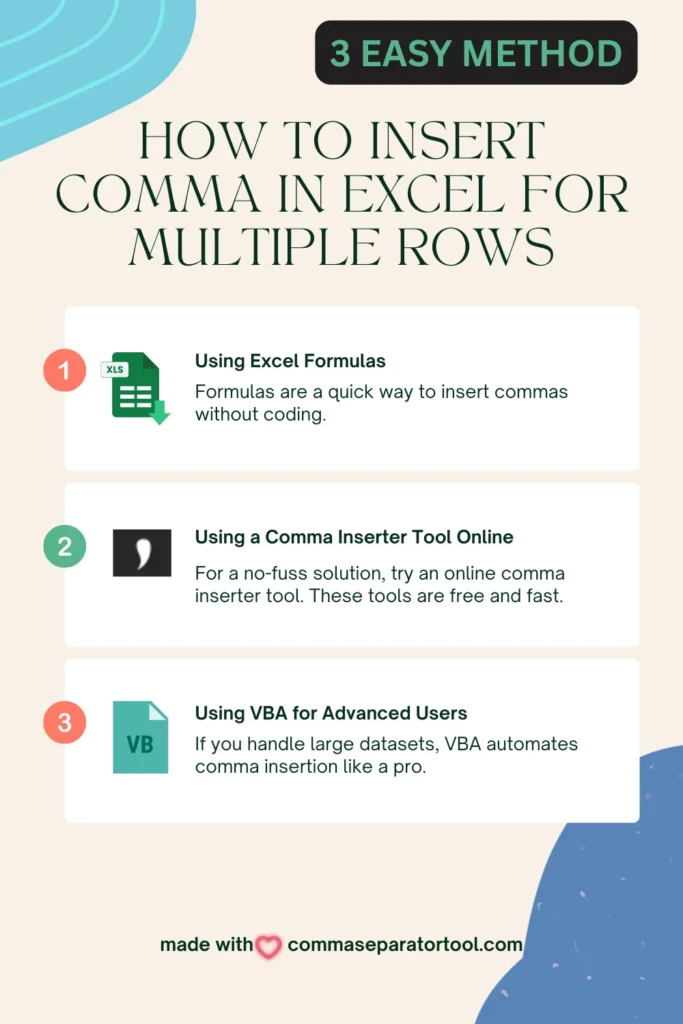 How to Insert Comma in Excel for Multiple Rows | Comma Inserter Guide 6 how-to-insert-comma-in-excel-for-multiple-rows