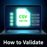 Validate Comma Separated Data Online