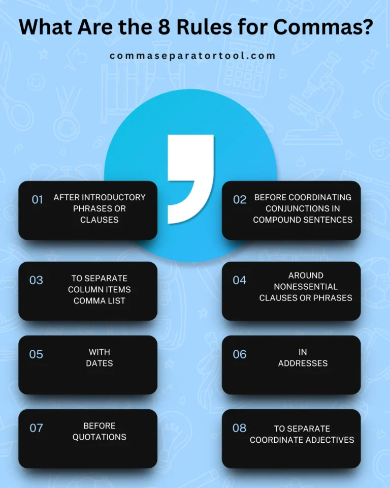 When to Use a Comma in a Sentence