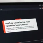 YouTube Monetization Alert New Rules for AI Channels