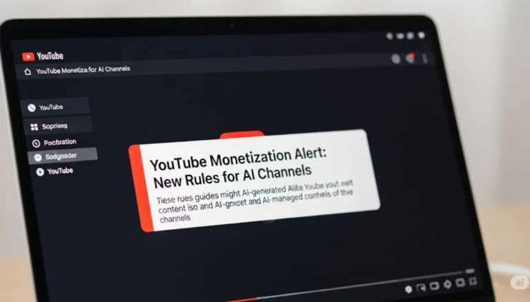 YouTube Monetization Alert New Rules for AI Channels