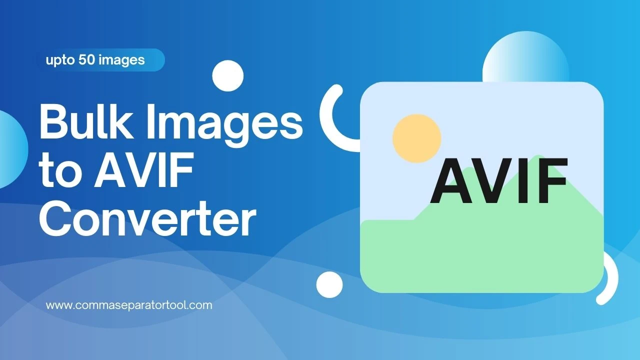 Bulk Images to AVIF Converter Bulk Images to AVIF Converter