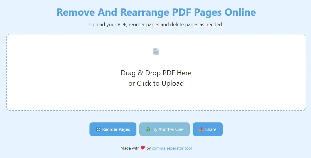 Remove And Rearrange PDF Pages Remove And Rearrange PDF Pages