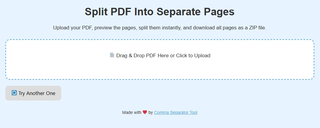 Save PDF File as Separate Pages Save PDF File as Separate Pages